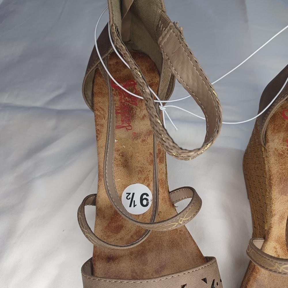 Jellypop Elegant Brown Strappy Boho Cottagecore Summer Sandals - Picture 2 of 14